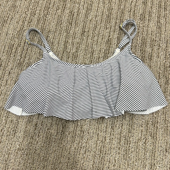 Xhilaration Stripe Swim Top - Picture 1 of 12